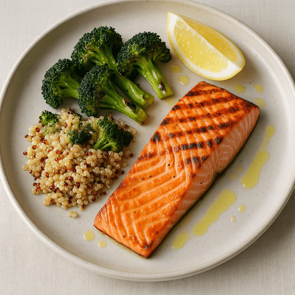 Lasis ar brokoļiem un kvinoju